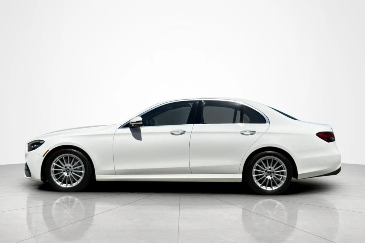 Certified Used 2022 Polar White Mercedes-Benz E 350 image 2