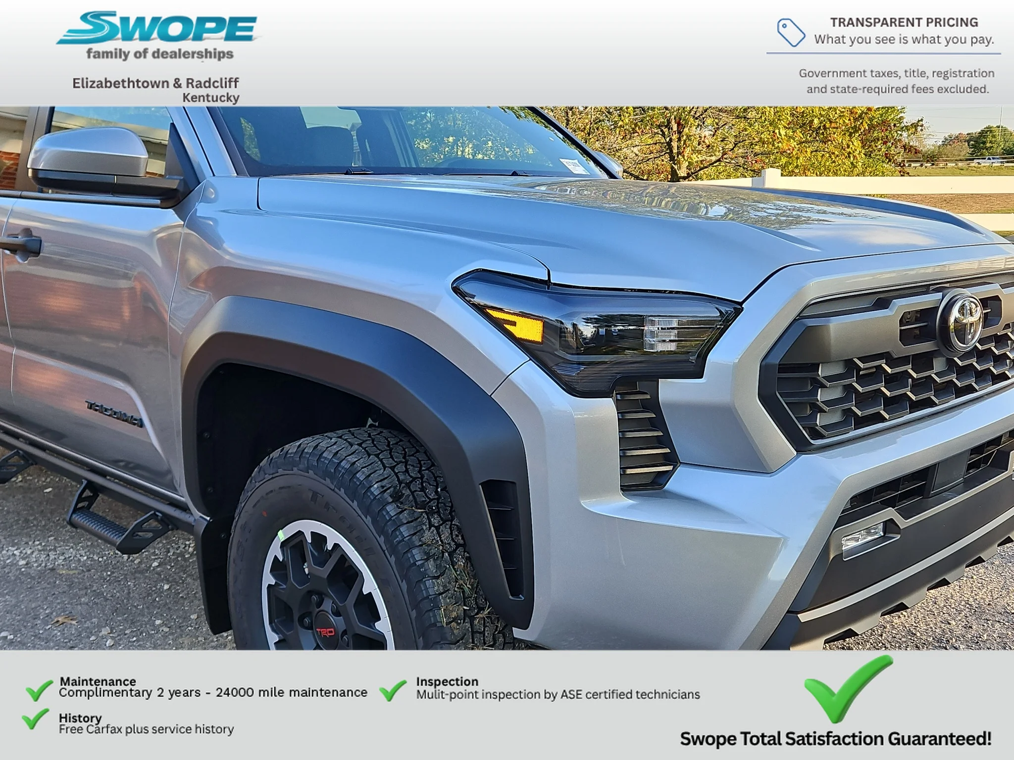 New 2026 Celestial Silver Metallic Toyota TRD Off Road image 9