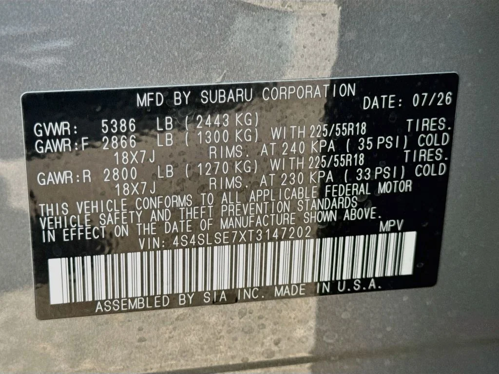 New 2026 Gray Subaru Premium Hybrid image 43