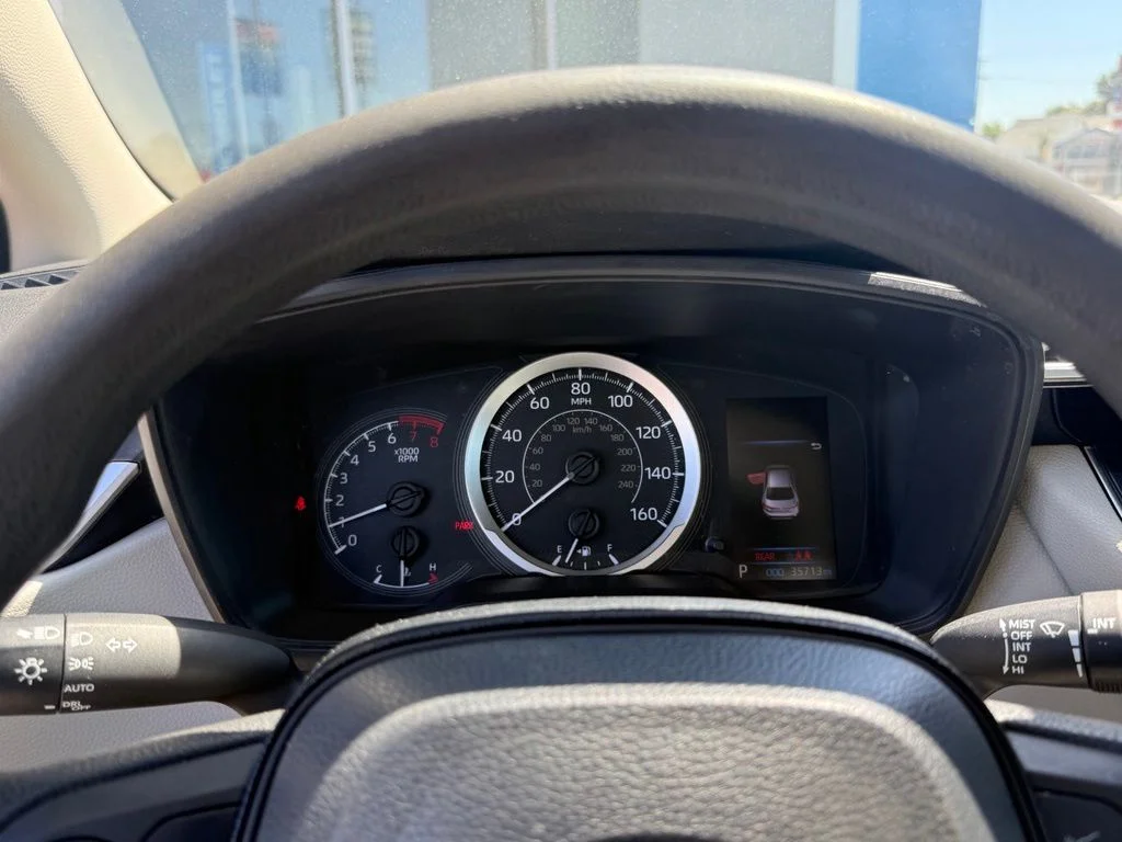 Used 2021 Red Toyota LE image 21