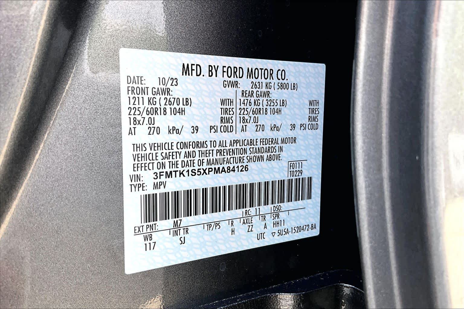 Used 2023 Carbonized Gray Metallic Ford Select image 33