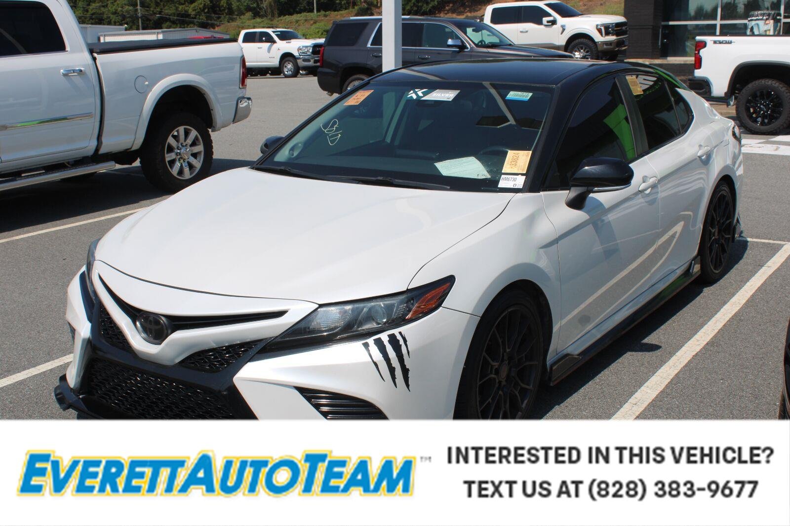 Used 2022 Wind Chill Pearl w/Midnight Black Metallic Roof Toyota TRD image 1