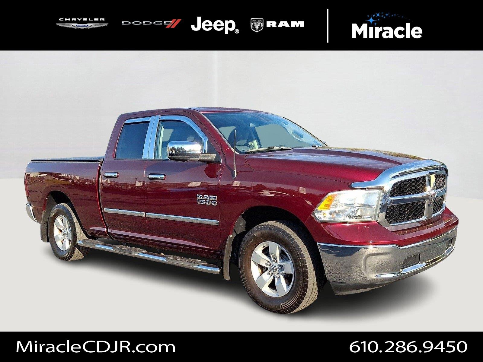 Used 2017 Delmonico Red Pearlcoat Ram SLT image 1