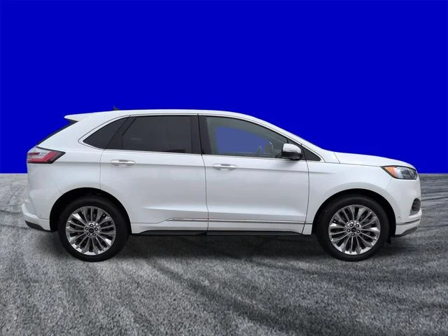 Used 2024 White Metallic Ford Titanium image 3