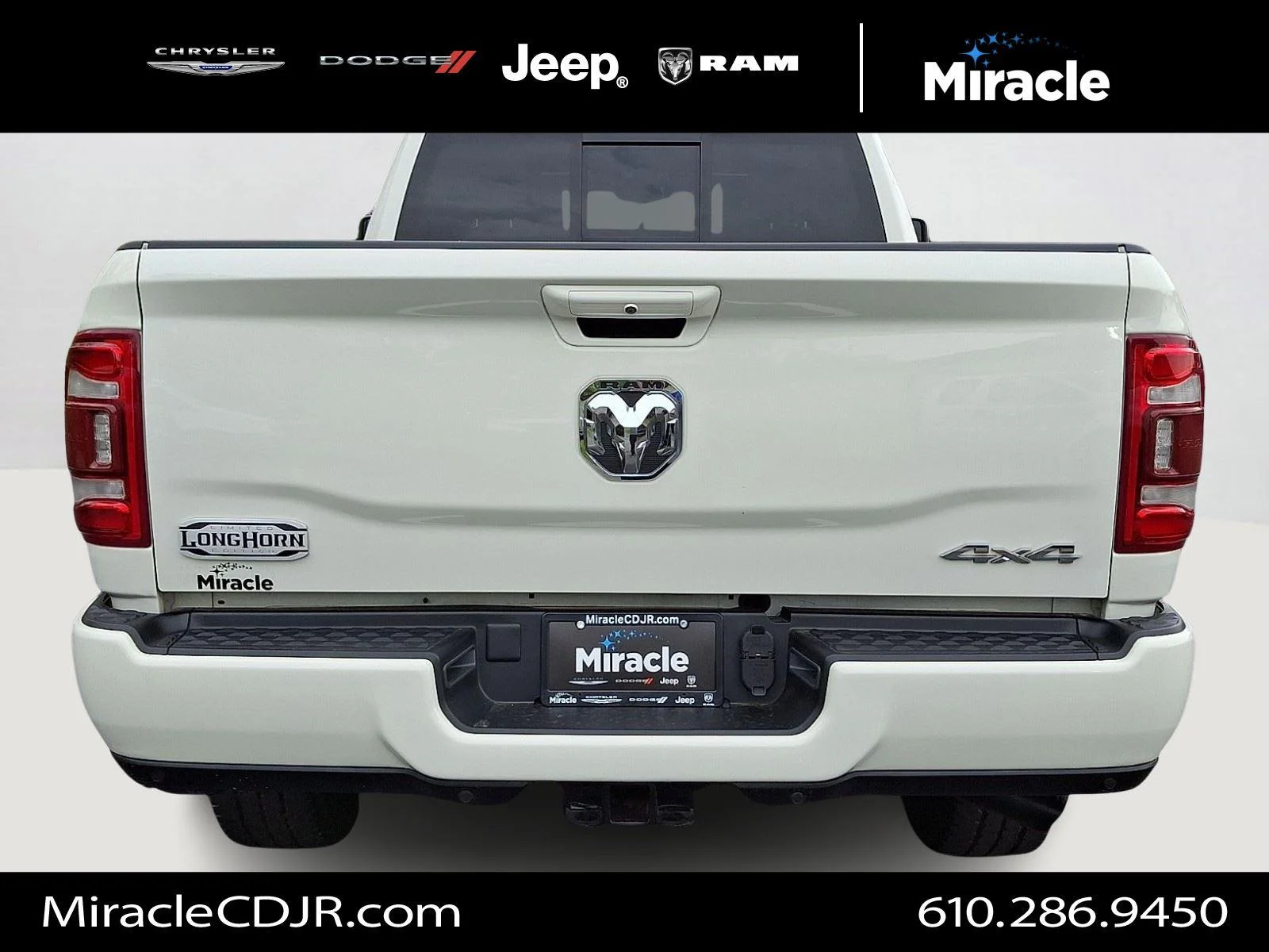 Used 2024 Pearl White Ram Longhorn image 5