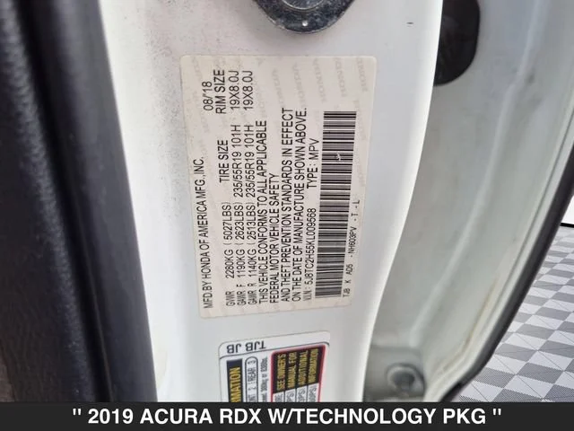 Used 2019 White Acura Technology Package image 35