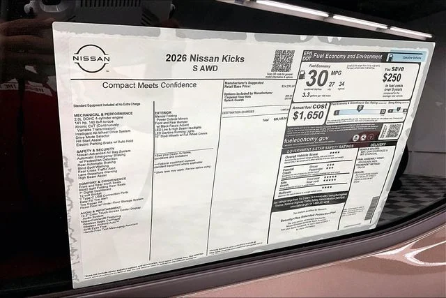 New 2026 Canyon Bronze Metallic Nissan S image 38