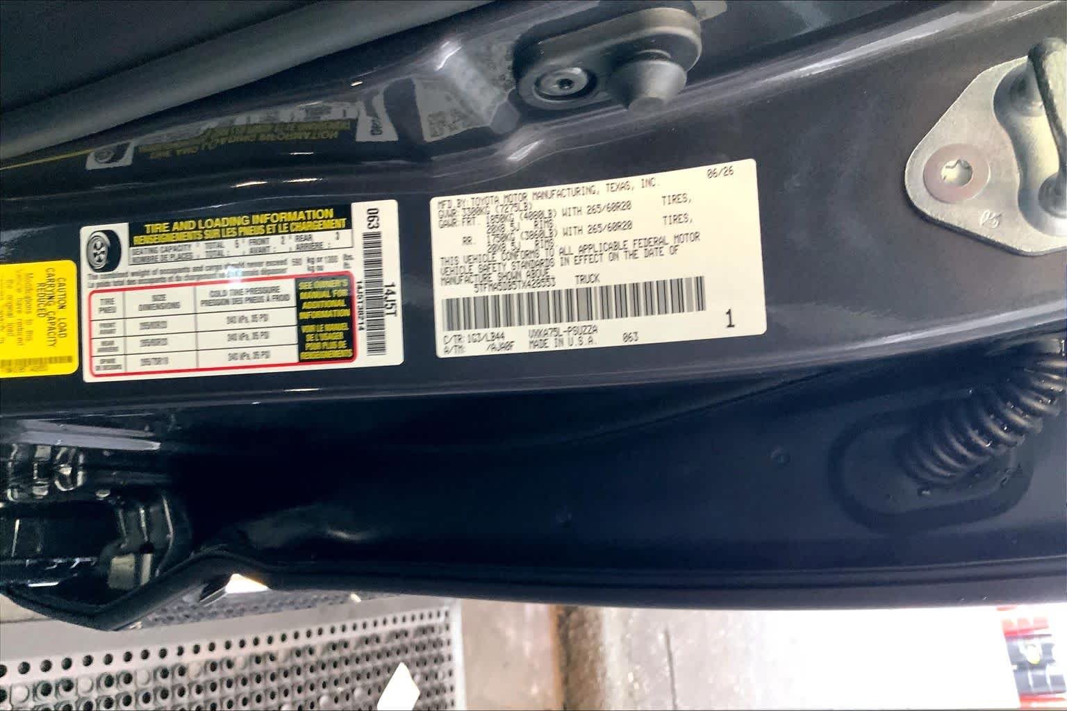New 2026 Magnetic Gray Metallic Toyota 1794 Edition image 22