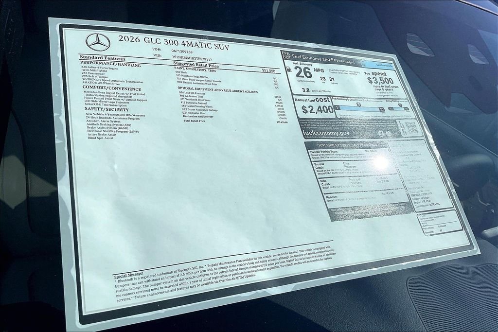 New 2026 Black Mercedes-Benz GLC 300 image 12