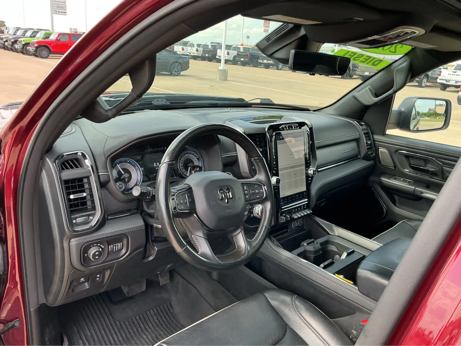 Used 2022 Delmonico Red Pearlcoat Ram Limited image 16
