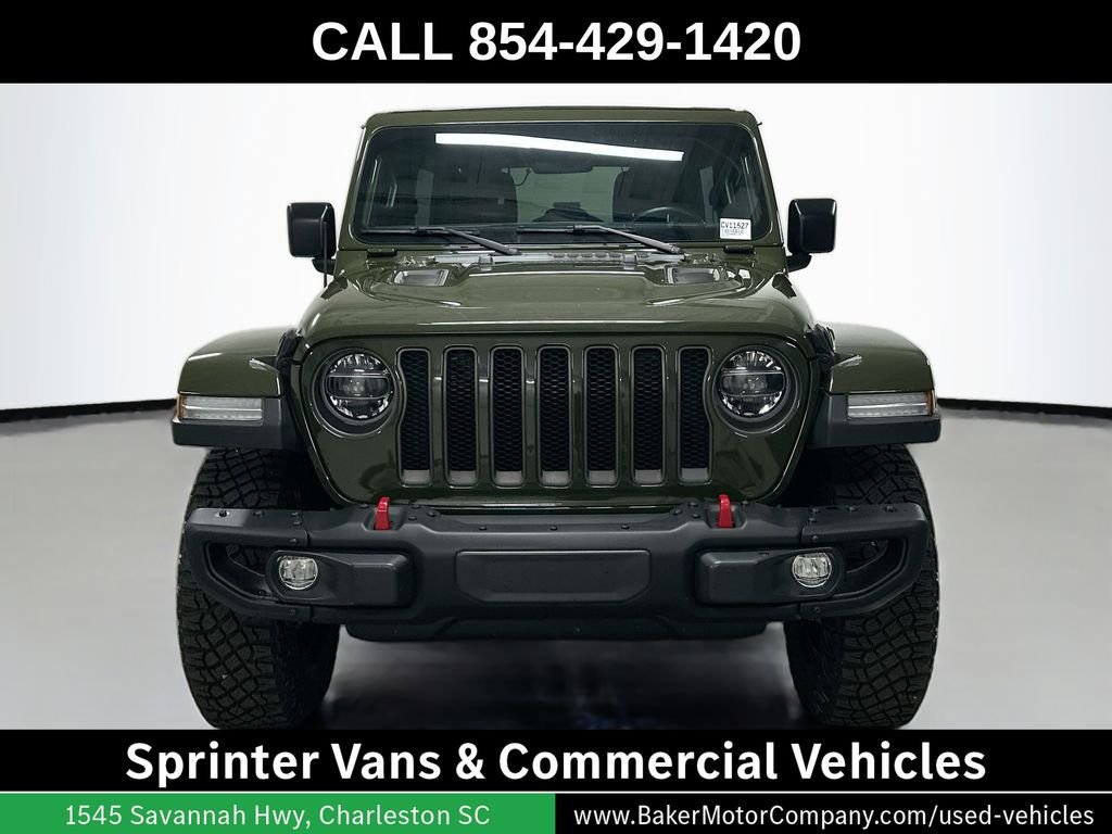 Used 2021 Green Clearcoat Jeep Unlimited Rubicon image 6
