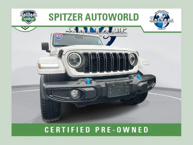 Used 2024 White Jeep Sport S 4xe image 1