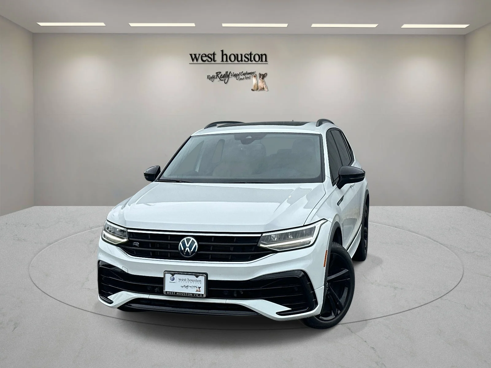 Certified Used 2024 White Volkswagen SE R-Line Black image 1