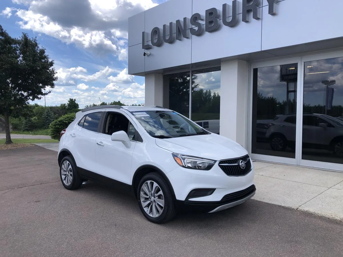 Used 2020 White Buick Awd 4dr Preferred image 1