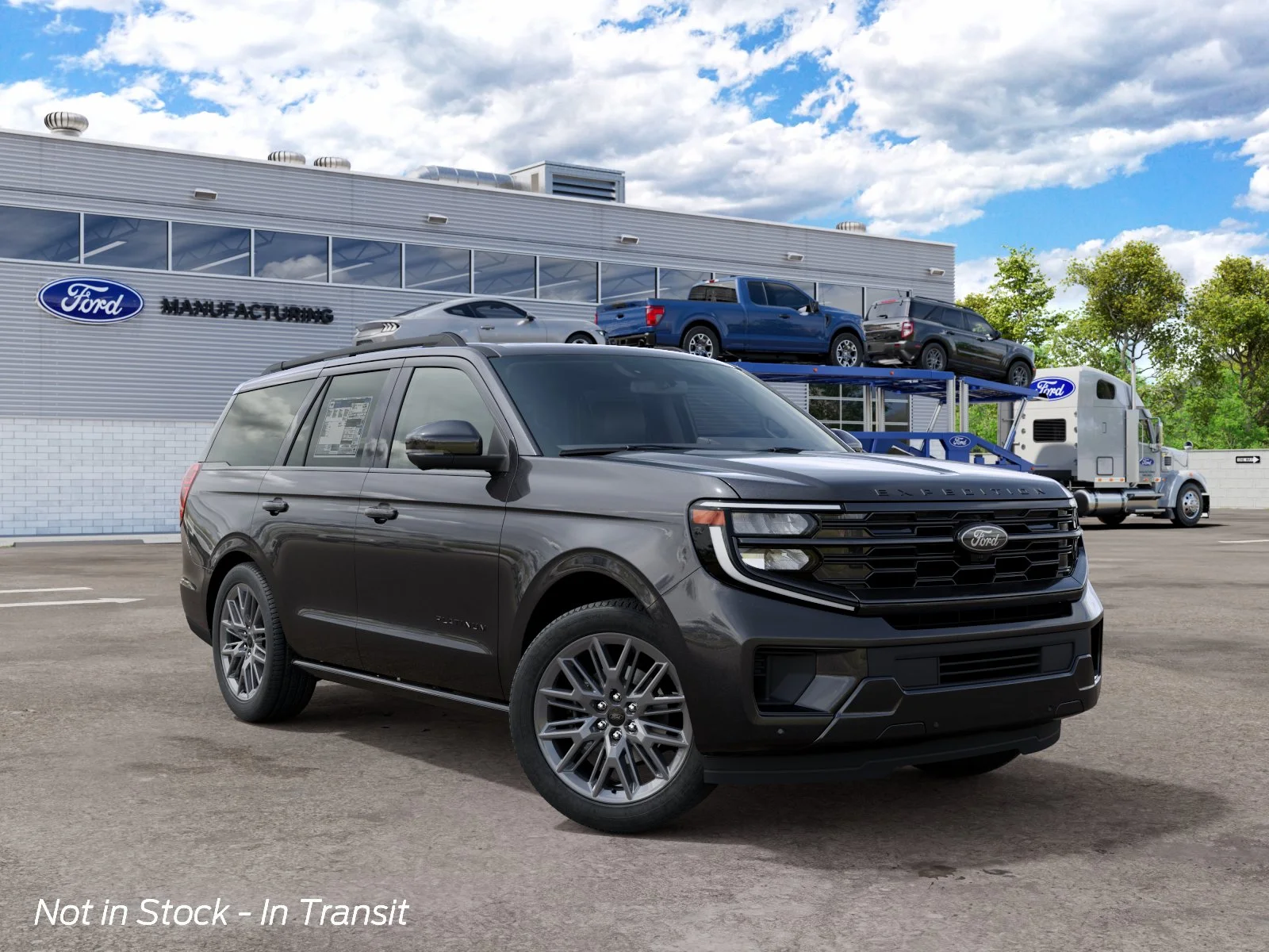 New 2027 Dark Matter Gray Metallic Ford Platinum image 4