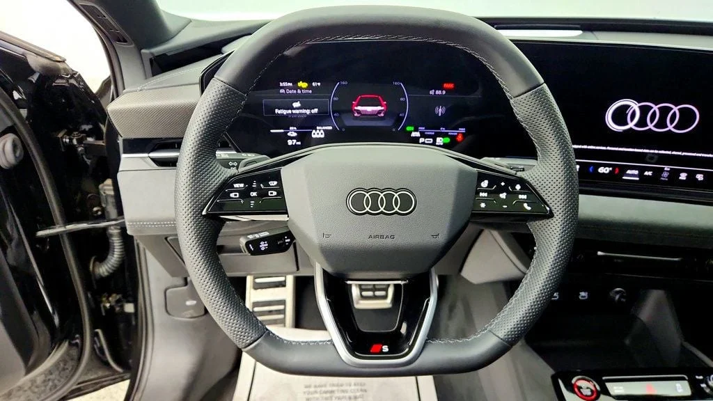 Used 2025 Mythos Black Metallic Audi Premium Plus quattro w/ Black Optic Pkg & S Beam image 34