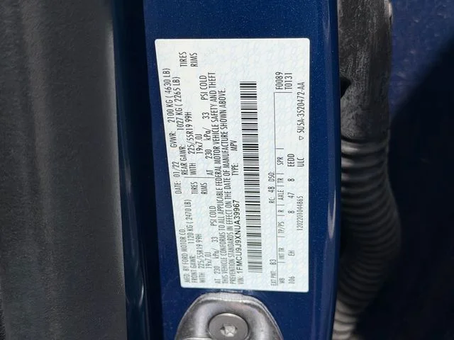 Used 2022 Blue Ford Titanium image 20