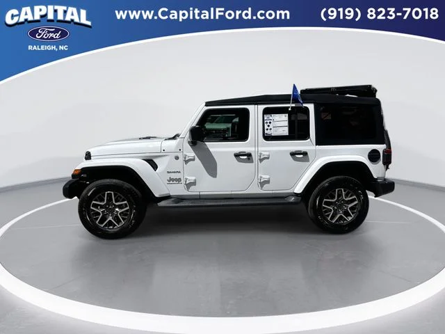 Used 2024 White Jeep Sahara image 5