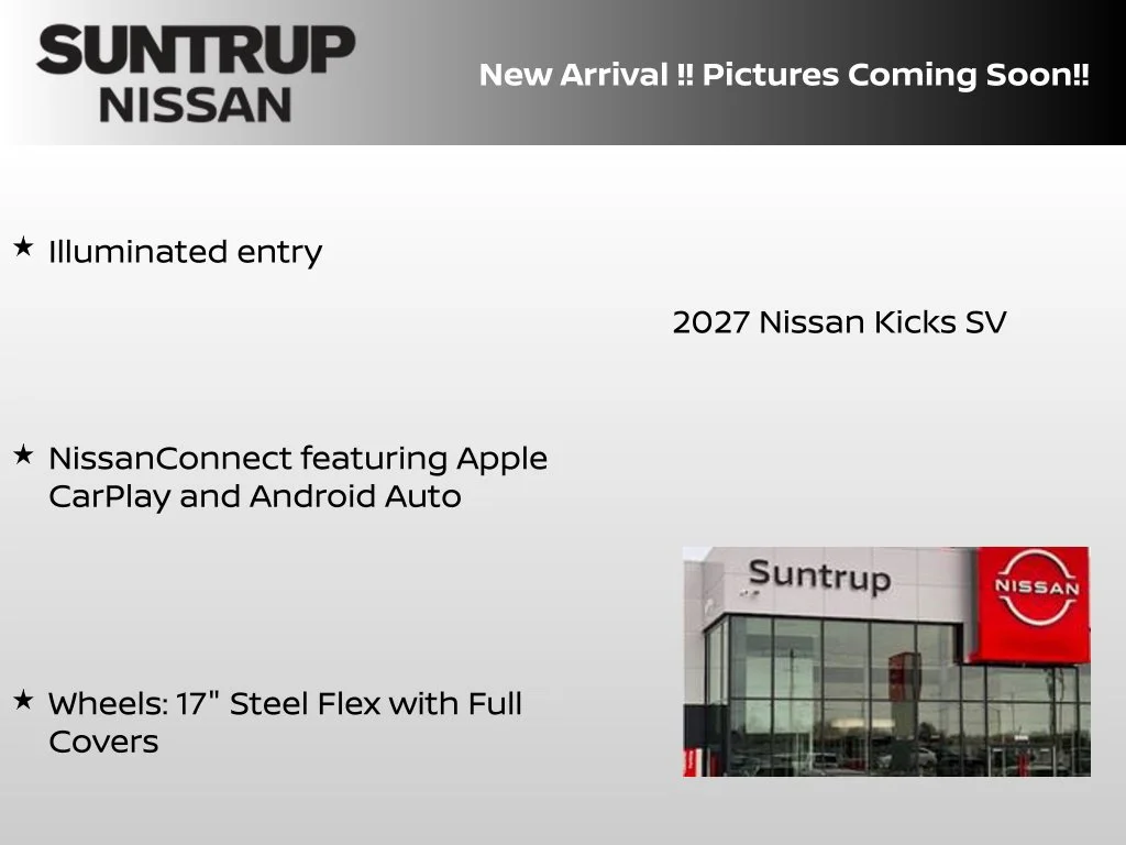 New 2027 White Nissan SV image 7