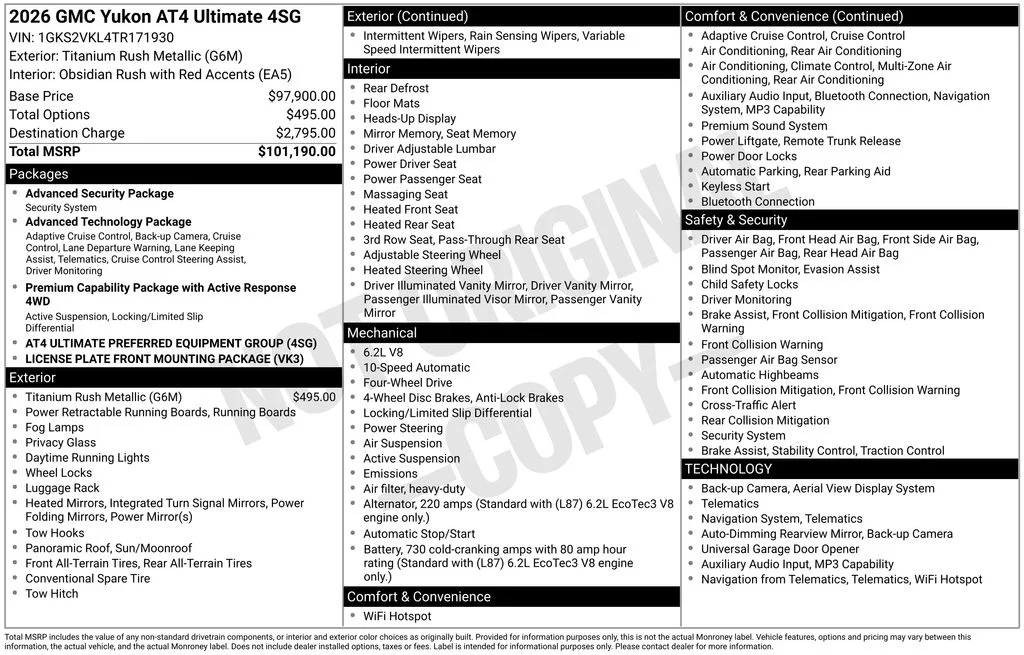 Used 2026 Silver GMC AT4 Ultimate image 43