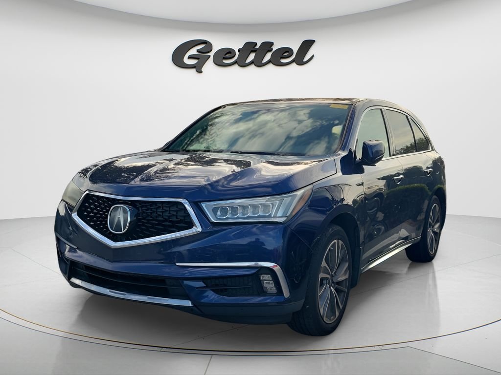 Certified Used 2019 Blue Acura 3.5L Technology Package image 1
