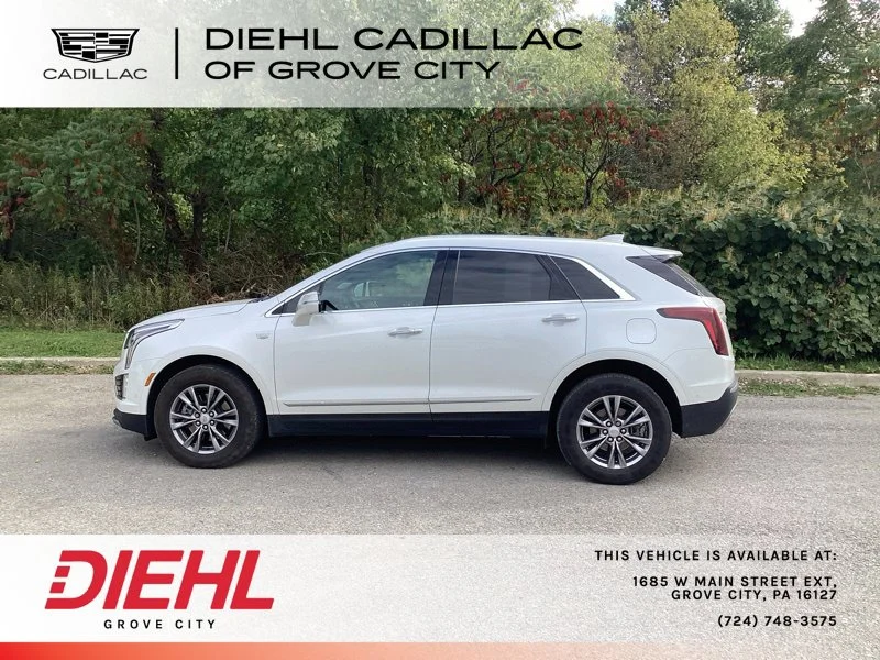 Used 2021 White Cadillac Premium Luxury image 4