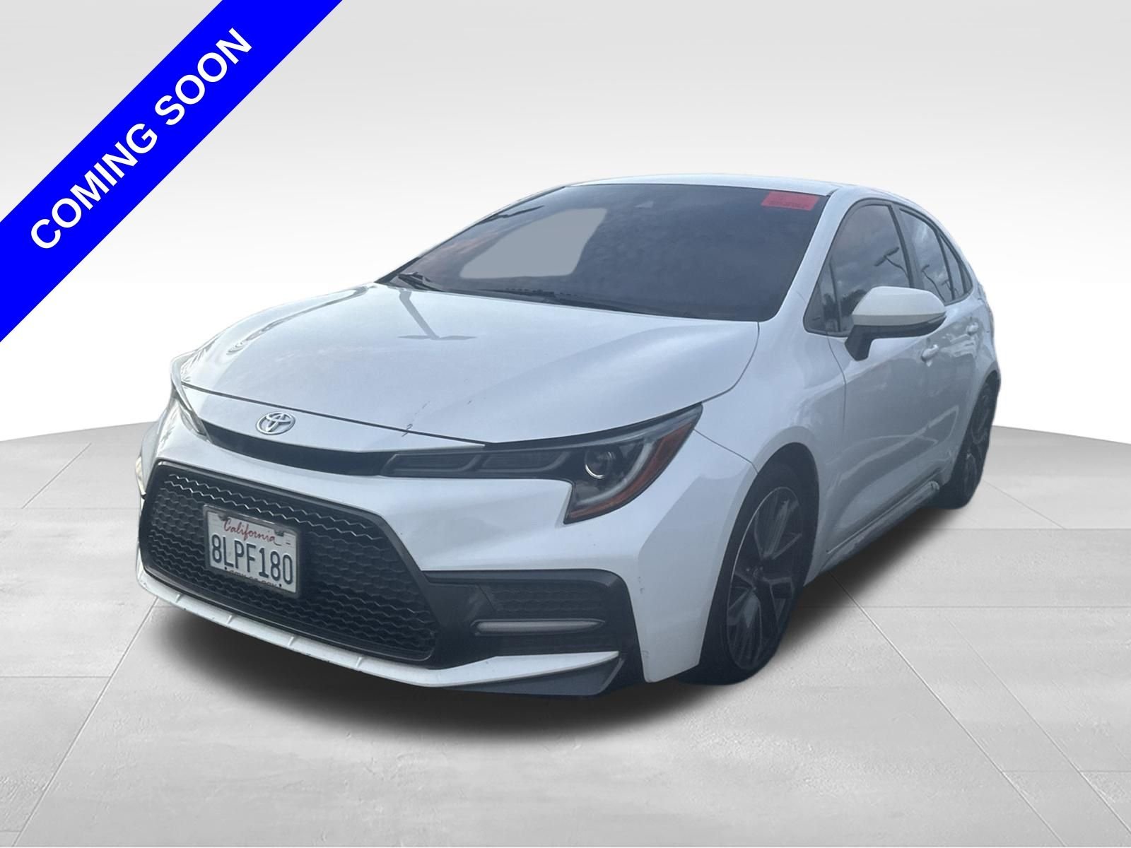 Used 2020 White Toyota SE image 1