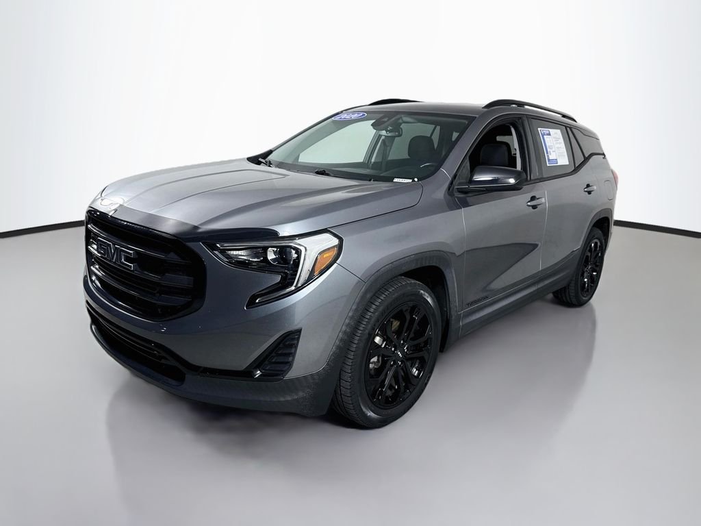 Used 2020 Satin Steel Metallic GMC SLE image 3