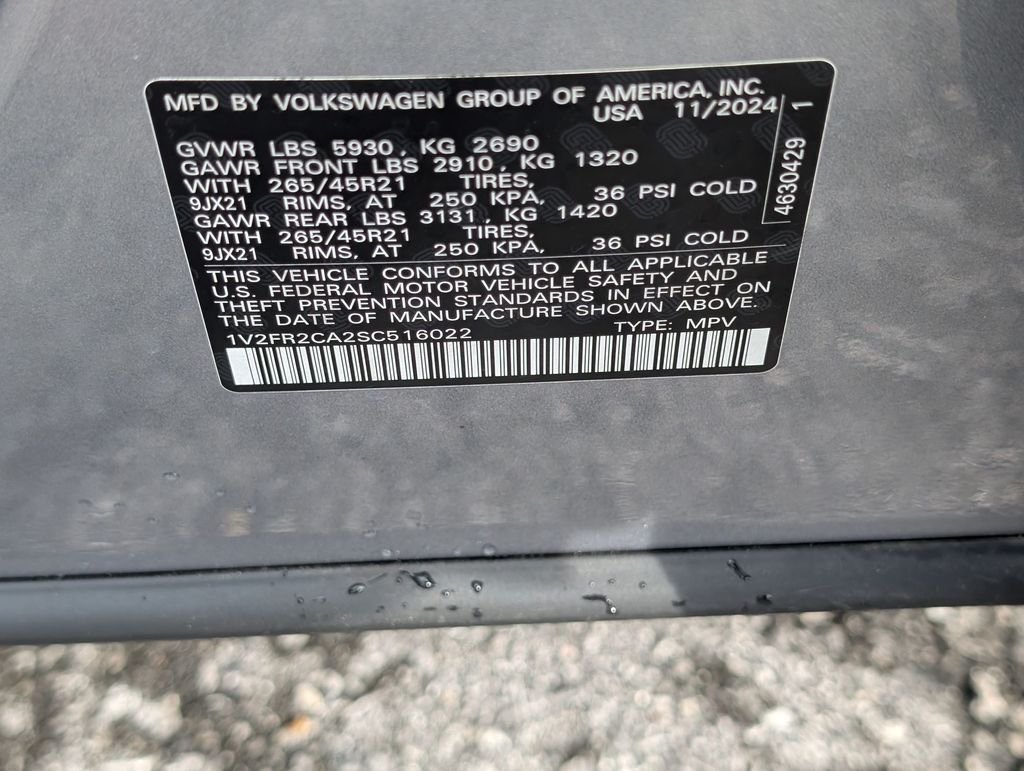 Used 2025 Silver Volkswagen 2.0T SEL Premium R-Line image 32
