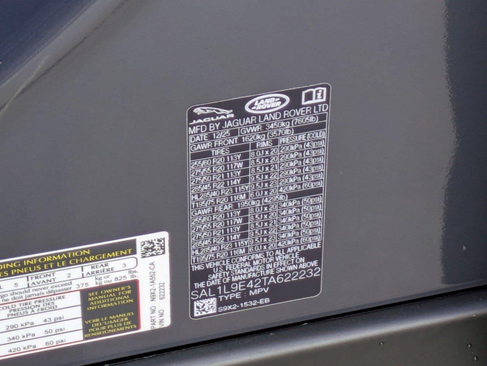 Used 2026 Varesine Blue Metallic Land Rover Dynamic SE image 38
