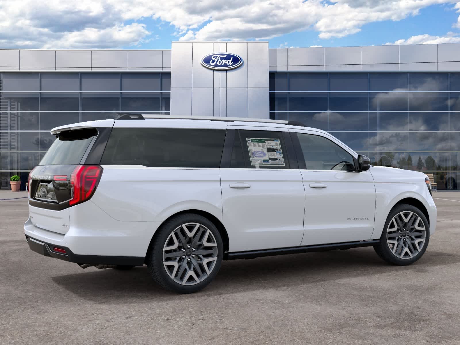 New 2027 Star White Metallic Tri-Coat Ford Platinum image 6