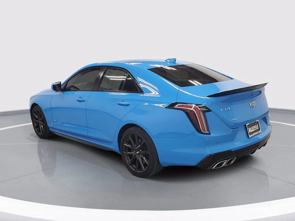 Used 2022 ELECTRIC BLUE Cadillac V-Series image 4