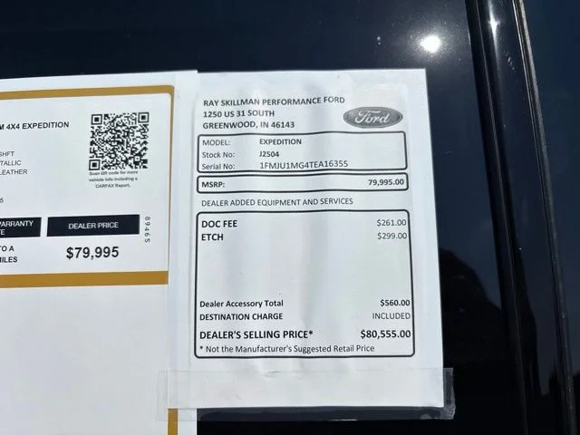 Certified Used 2026 Agate Black Metallic Ford Platinum image 3