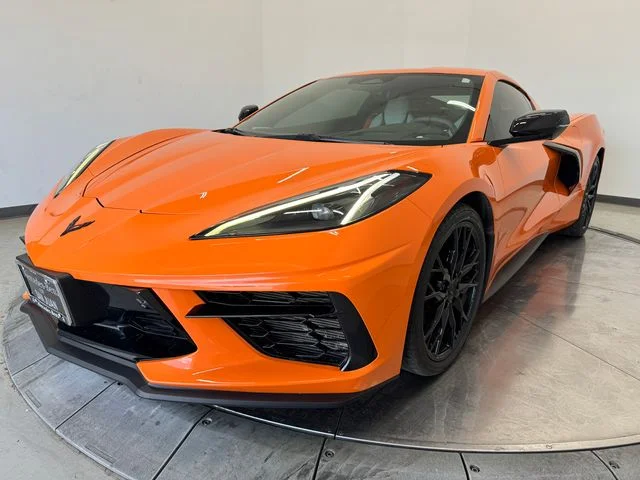 Used 2024 Amplify Orange Tintcoat Chevrolet Stingray image 27