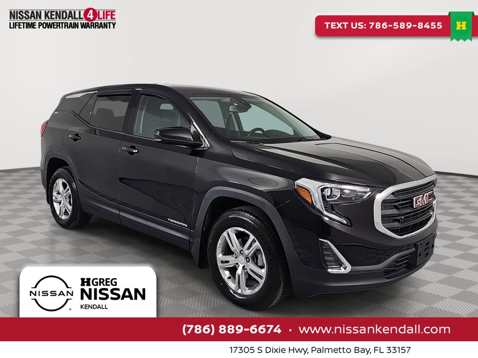 Used 2020 Black GMC SLE image 1