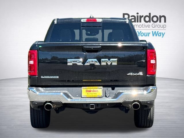 Used 2025 Diamond Black Crystal Pearlcoat Ram Laramie image 5