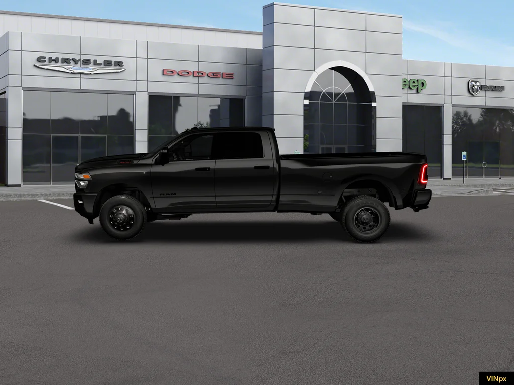 New 2026 Diamond Black Crystal Pearl-Coat Exterior Paint RAM Big Horn Night Edition image 2