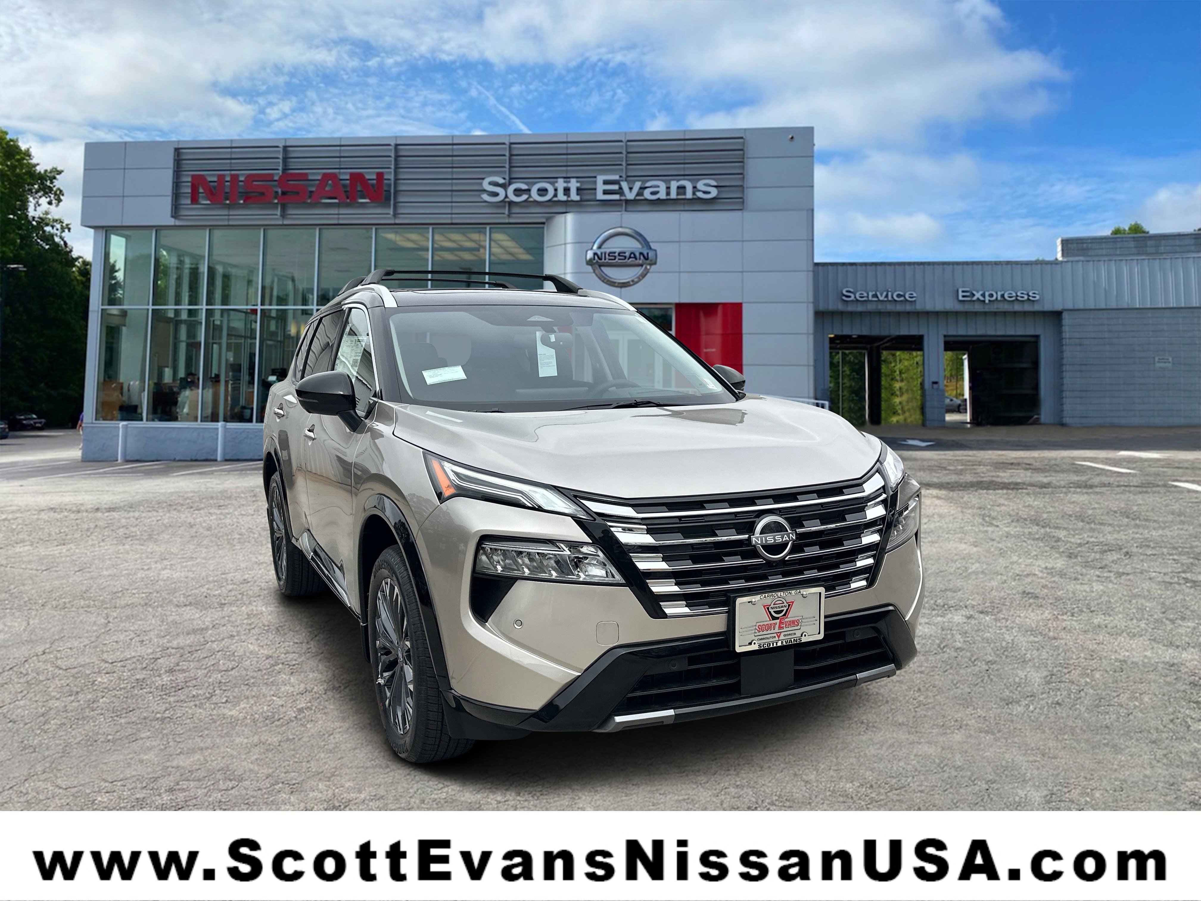 New 2026 Champagne Silver Metallic/Super Black Nissan Platinum image 1