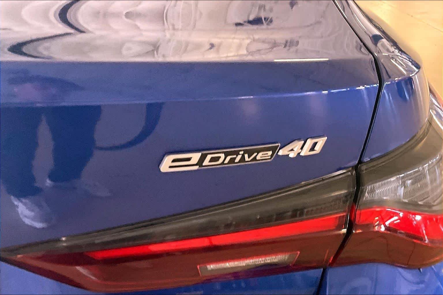 Used 2023 Portimao Blue Metallic BMW eDrive40 image 9