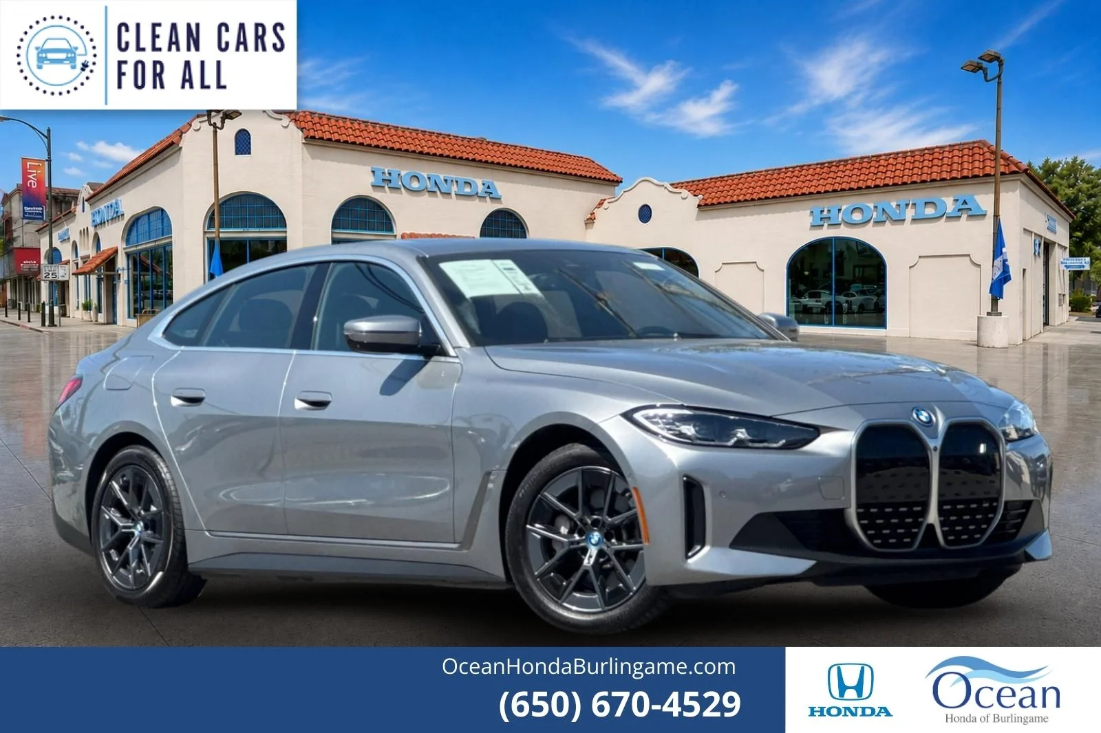 Used 2024 Skyscraper Gray Metallic BMW eDrive35 image 1