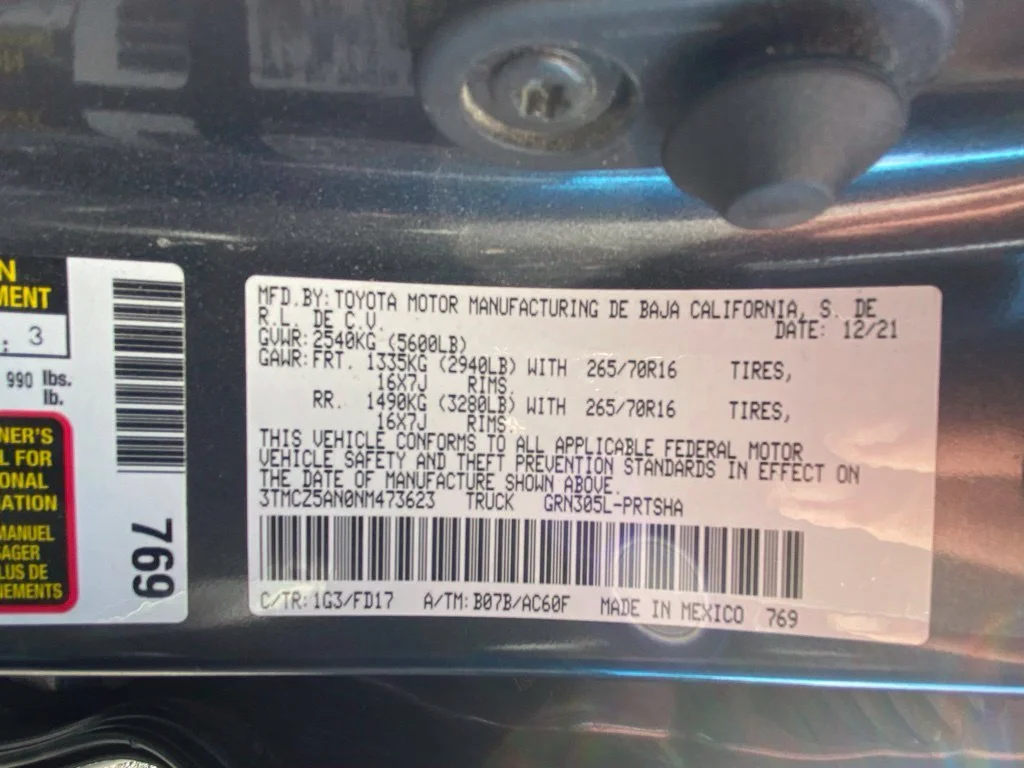 Used 2022 Gray Toyota TRD Off-Road image 16
