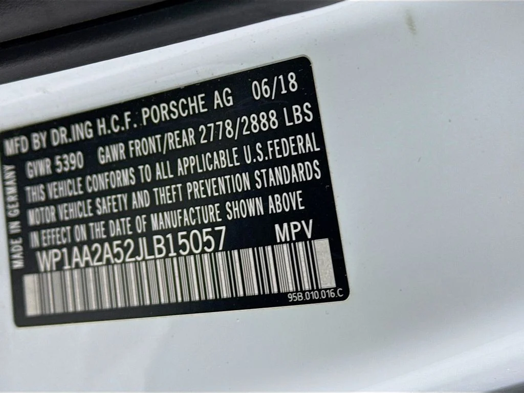 Certified Used 2018 White Porsche Sport Edition image 32
