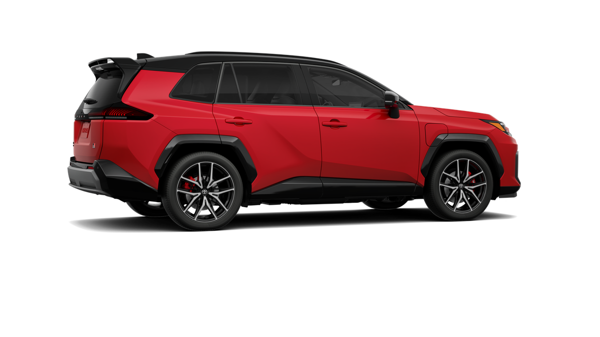 New 2026 Supersonic Red with Midnight Black Metallic roof Toyota GR SPORT image 11