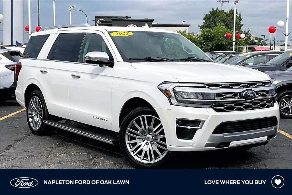 Used 2022 White Ford Platinum image 1