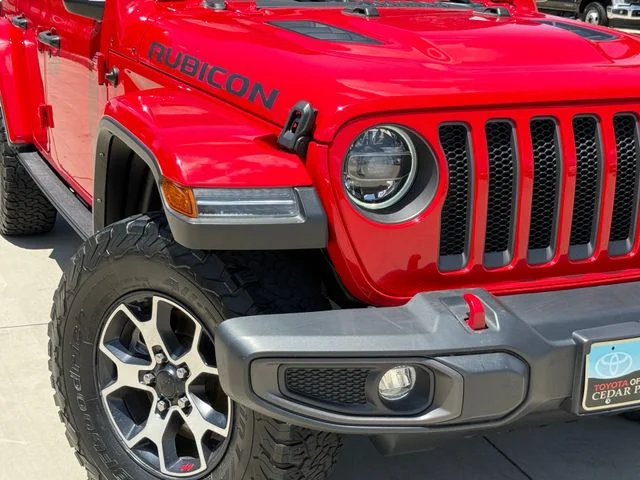 Used 2022 Red Clearcoat Jeep Unlimited Rubicon image 3