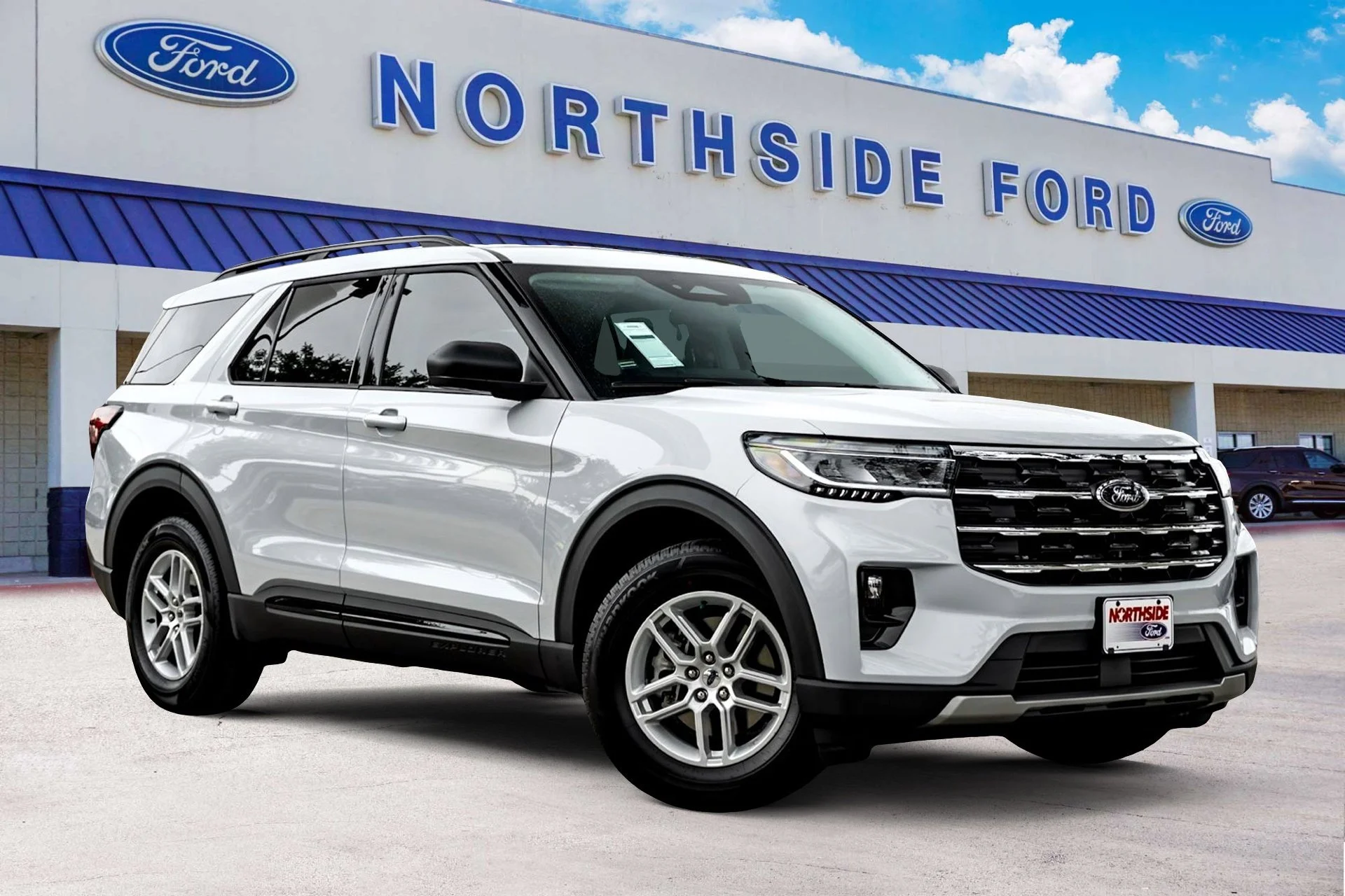 New 2026 Space White Metallic Ford Active image 1
