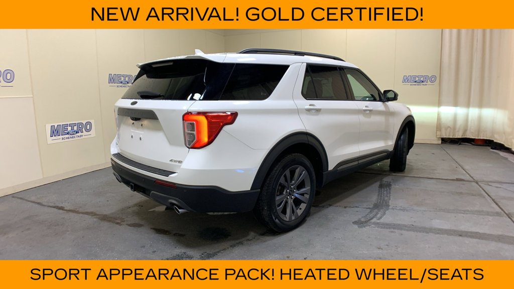 Certified Used 2023 White Metallic Ford XLT image 3