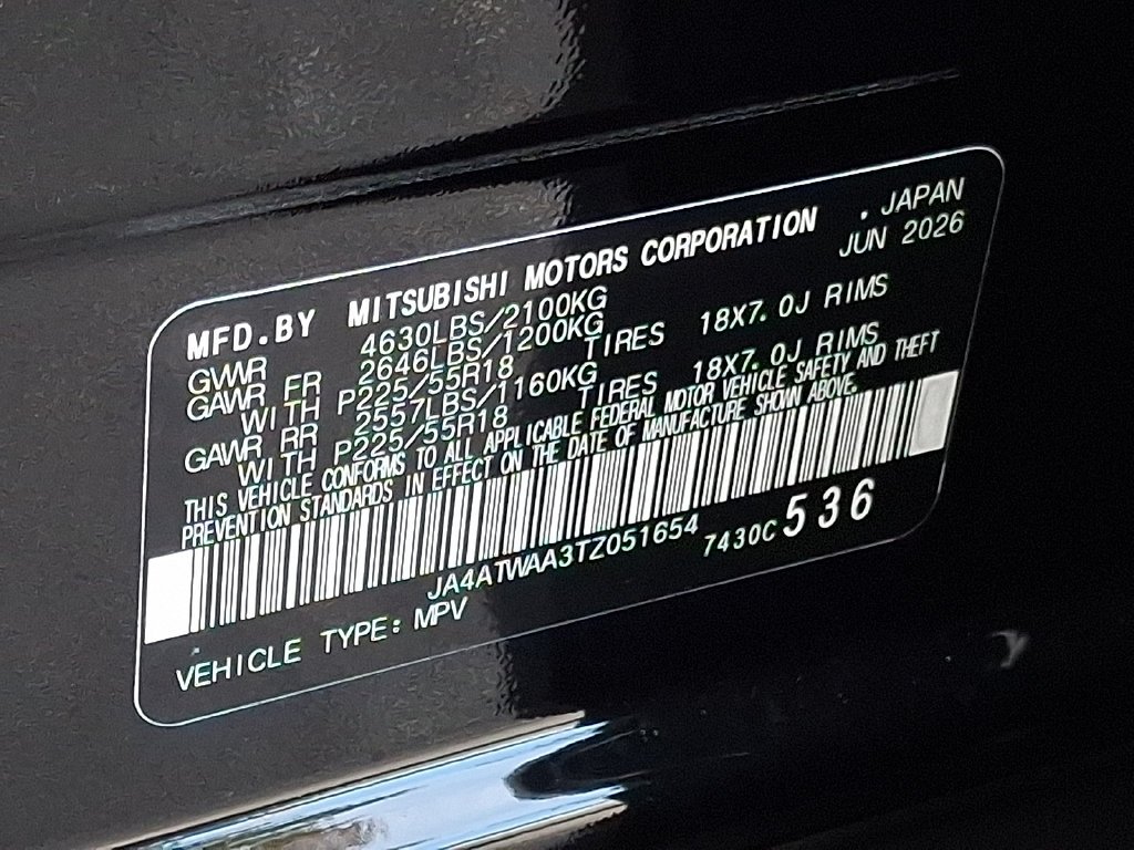 New 2026 Black Mitsubishi SE 1.5T S-AWC image 11