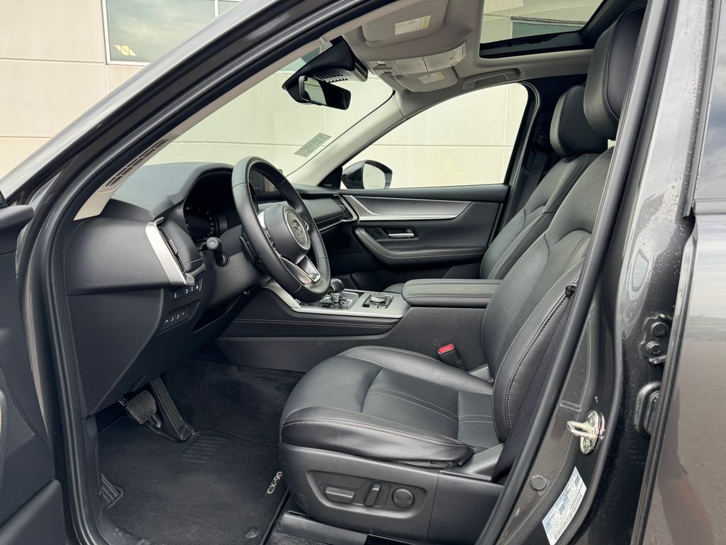 Used 2025 Machine Gray Metallic Mazda Premium PREMIUM PKG-LEATHER/MOON/NAV/21" WHEELS image 8