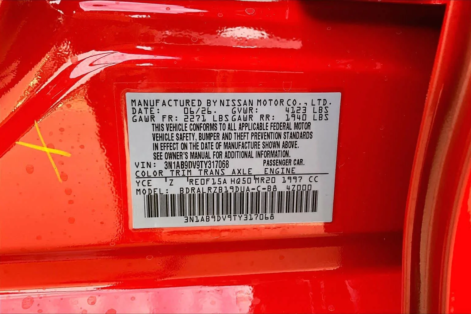 New 2026 Energetic Ember/Super Black Nissan SR image 18